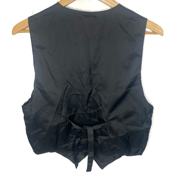 Vintage 1994 Flintstones Satin Vest Waistcoat Leopard Print Hanna-Barbara NWT - Picture 4 of 9